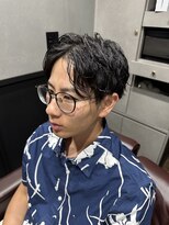 ヒロギンザ 名駅西口店(HIRO GINZA)&nbsp;センターパートパーマスタイル