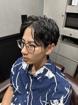 ヒロギンザ 名駅西口店(HIRO GINZA) センターパートパーマスタイル