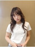 【内田海香】コテ巻きニュアンスブラウン