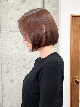 サクラ オモテサンドウ(SAKURA) 首が綺麗に見えるミニボブ◎髪質改善カラーショートボブ