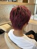 【竹下指名限定】メンズカット+韓国風ダブルカラー ¥14000