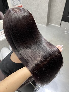 ラベンダーカラー×髪質改善UPTOGLOSS   近鉄八尾