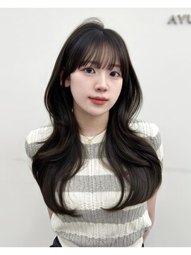 アマトウキョウスマートサロン(AMA TOKYO×Smart Salon) 韓国ヘア　レイヤー　顔まわり