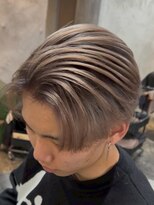 アポロ 横浜駅店(apollo)&nbsp;MEN’S HAIR/サーフカール/刈り上げセンターパート/ブリーチ