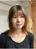 レイヤーにペールオレンジ