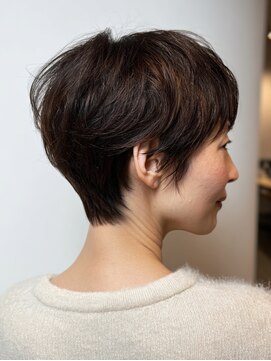 アシャ ヘアー ソリューション 神戸店(asha hair solution) イメチェン/ピンクベージュ/アンブレラカラー/前髪/摂津本山