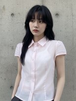 エイチ ウルフカット 大阪梅田(811)&nbsp;レイヤーボブヘアカラーバレイヤージュ50代くるみちゃんヘア