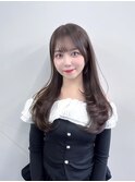 面長カバーに最適！韓国レイヤーカット