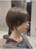 大人可愛い小顔ショートひし形ショートボブ髪質改善20代30代40代