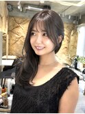 顔周りレイヤー×ラベンダーグレージュ【平山晶也】