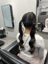 ソルビア ヘアセット(solvia)&nbsp;リボンツインテール
