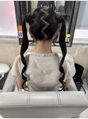 お団子ツインテール
