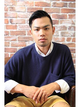 クオンヒール 堺筋本町店(QUON HEAL) スペインカール/スパイキーショート/ブルーブラック/刈り上げ