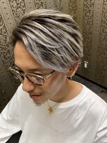 ヘアーグランデシーク(Hair Grande Seeek) メンズ向けシルバーグラデーションカラー