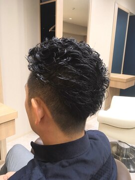 ヘアサロンアンドヘアメイクディー(hair salon hair make D) 仙台D ウェットアップバング ニュアンスカール ラフパーマstyle