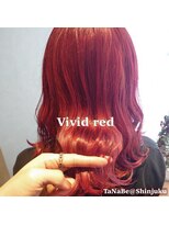ワット 新宿店&nbsp;ビビッドレッド..＊ 担当田辺貴裕
