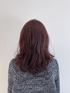 アドラーブル 長岡リップス旭岡店(adorable) 艶髪 アッシュピンクカラー ゆるふわミディアム 10代20代30代