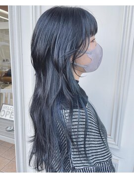 グラスペディア(graspedia) インナーブルーロングウルフm