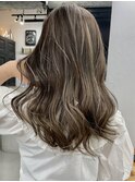 ☆ハイライト/ショコラアッシュ/ヘルシースタイルふんわりカール