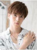 ハイライト透明感あるミストバング無造作クラウドマッシュE越谷