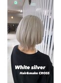 派手髪White silver