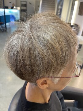 アールハーツ 峰店(R-HEARTS) 《R-HEARTSmine》【脱・白髪染め】白髪ぼかしのローライトカラー