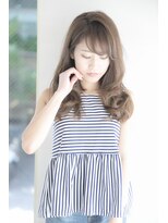 アフロディーテ 銀座(APHRODITE GINZA)&nbsp;黒髪/グレーベージュ/レイヤーロング/前髪パーマ/銀座