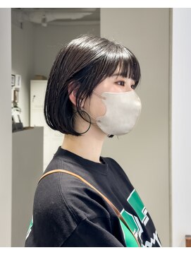 ゴウトゥデイ 横須賀店(GO TODAY) 切りっぱなしボブ / 顔まわりレイヤー