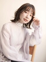 ジュール 大分(Joule)&nbsp;ミディアムヘア/斜めバング/グレージュカラー/大分駅