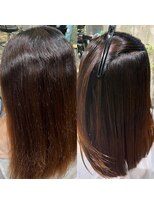 エノア 表参道(ENORE)&nbsp;【弱酸性縮毛矯正】で地毛風ストレート