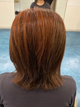 一番星美容室 ショートカット＋ナチュラルカラー