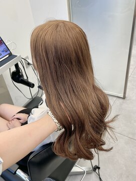 ゴウトゥデイシェアサロン 町田店(GO TODAY SHAiRE SALON) ブリーチ無しダブルカラーで作るミルクティーブラウン♪