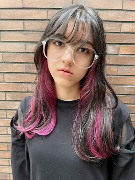 ヴァージ(Verge) レイヤーカット/ウェーブパーマ/前髪/こなれミディ[代官山駅]