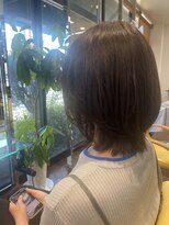 ネバーランド 平成店(NEVER LAND)&nbsp;外ハネ/ミディアムウルフ/チョコレートブラウン