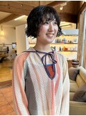 LA PENSEE / beige 田川 /ミニボブ／ボブパーマ