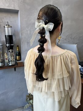 ロンドカスティーヨ 四日市(Lond castillo) 【前川薫子】ヘアセット/あみ下ろし/タイト