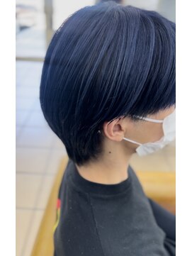 シャルティア(SHALLTIA) ダークネイビー【山口市美容室】【山口市メンズカラー】