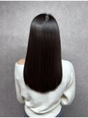 黒髪ストレート