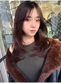 ハイライトバレイヤージュダブルカラーケアブリーチ30代40代
