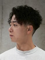 メッツ 原宿(METS)&nbsp;MEN'S/ツイスパ×センターパート/テーパーフェード/20代30代
