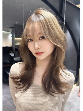 ロンドロゼ 池袋(Lond rose) くびれミディアム×アッシュベージュ