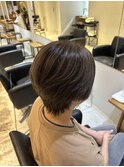 ショートカット×ナチュラルハイライト