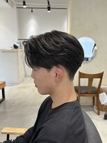 ビューバイネオリーブ 用賀店(Beau'r by neolive)&nbsp;フェザーパーマ刈り上げセンターパート波巻きツイストスパイラル