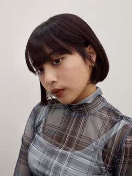 ヒュー 広島(HEW) 大人かわいい暖色カラーボブ