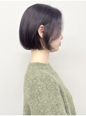 ピンクバイオレット　ミニボブ