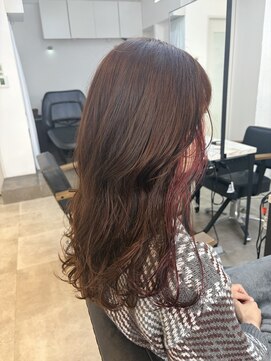 アルメリア 池袋(Arumeria) インナーカラーピンクカラーピンクブラウン10代20代30代