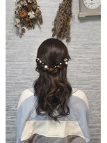 マナミメイク(manami make)&nbsp;ハーフアップ