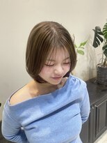 リー 梅田(Lee)&nbsp;hana/レイヤーボブ/顔周りカット/前髪カット/レイヤーカット