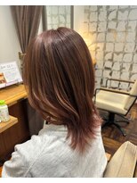 ジルフラン(JILL franc) レイヤーカット1/23ピンクブラウン