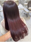 チェリーピンクでつやつやストレート＊森本ひろか＊